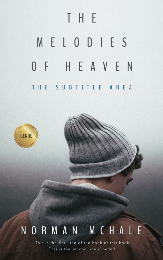 Front view of Mine Shaft #1063 - Premade Literary Fiction Book Cover