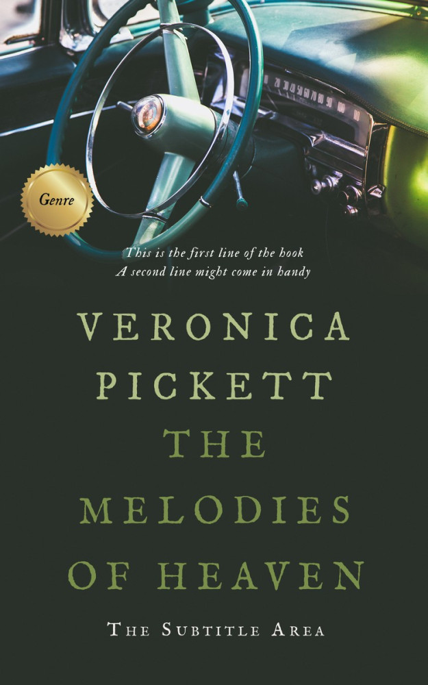 Front view of Heavy Metal #1074 - Premade Historical Book Cover