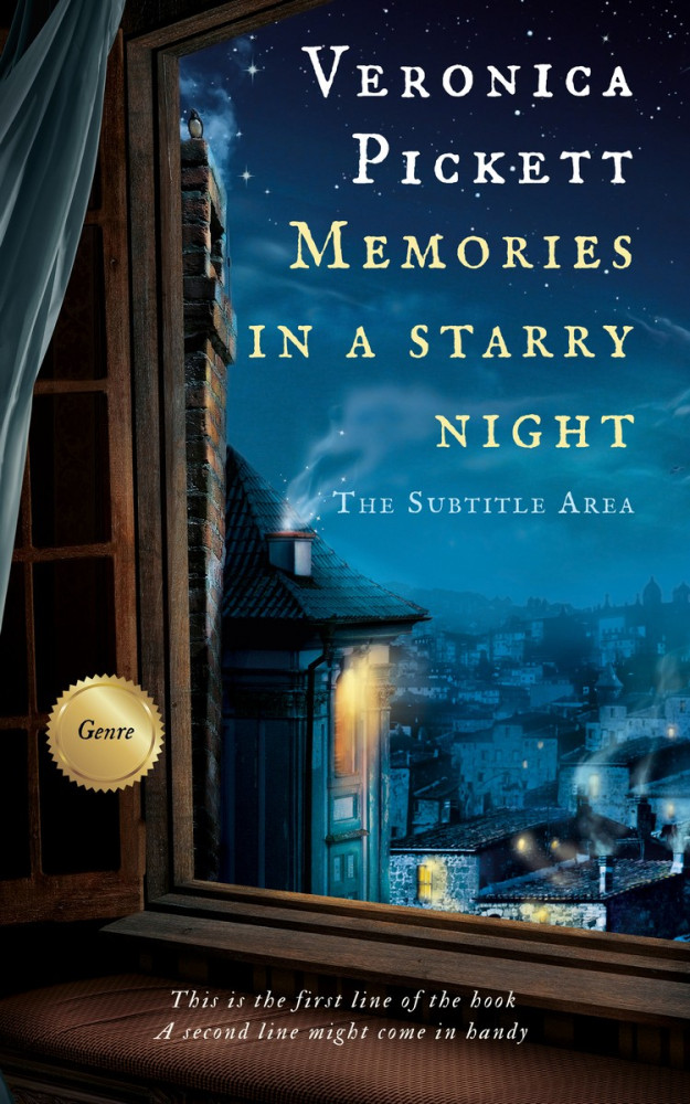 Front view of Mirage #1093 - Premade Literary Fiction Book Cover