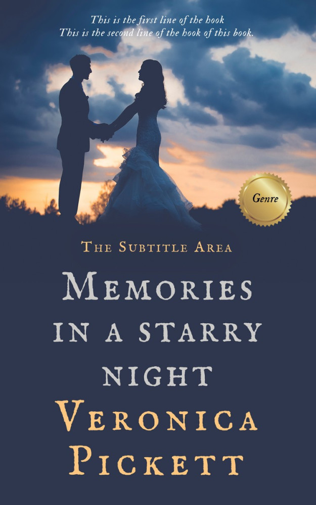 Front view of Pickled Bluewood #1114 - Premade Romance Book Cover