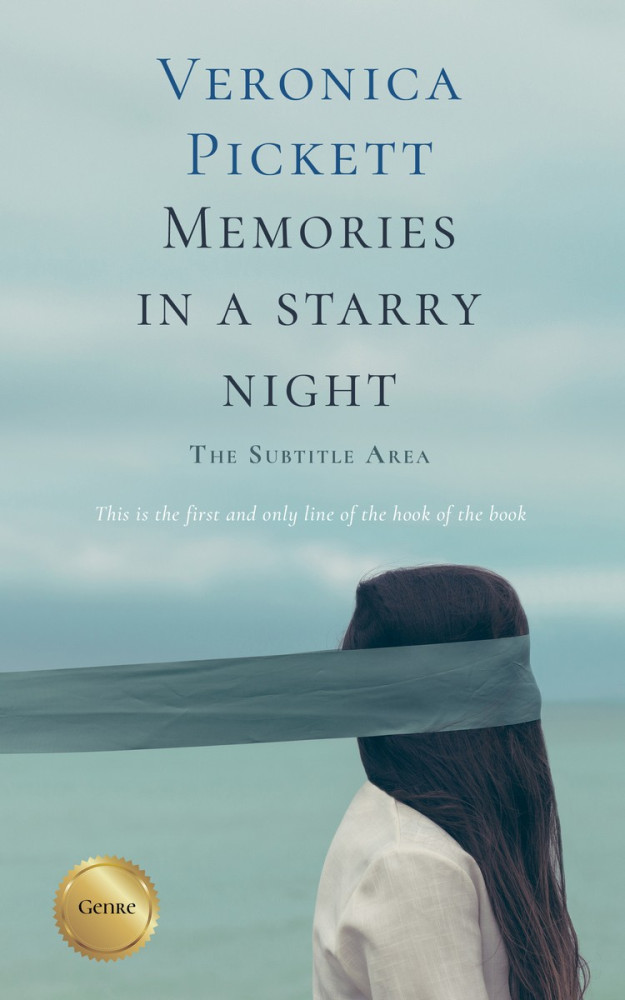 Front view of Opal #1146 - Premade Abstract Book Cover