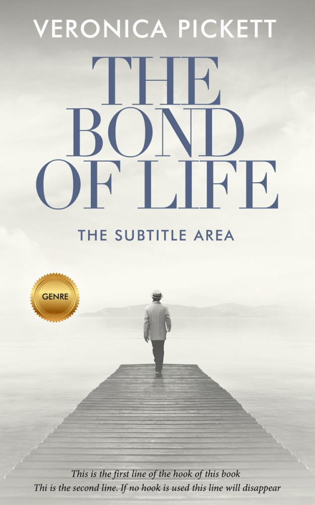 Front view of Quill Gray #1191 - Premade Historical Book Cover