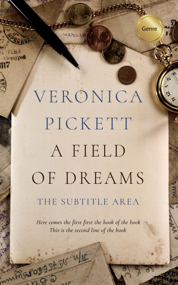 Front view of Akaroa #1198 - Premade Poetry Book Cover