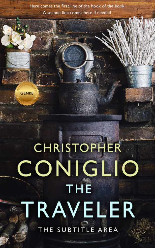 Front view of Coral Reef #1251 - Premade Historical Book Cover