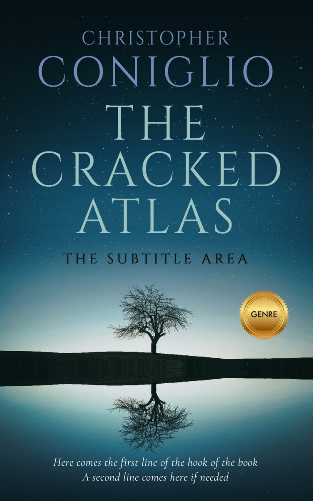 Front view of Elephant #1290 - Premade Literary Fiction Book Cover