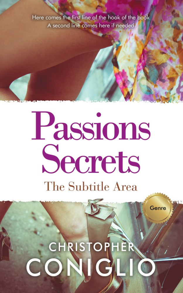 Front view of Au Chico #1311 - Premade Romance Book Cover