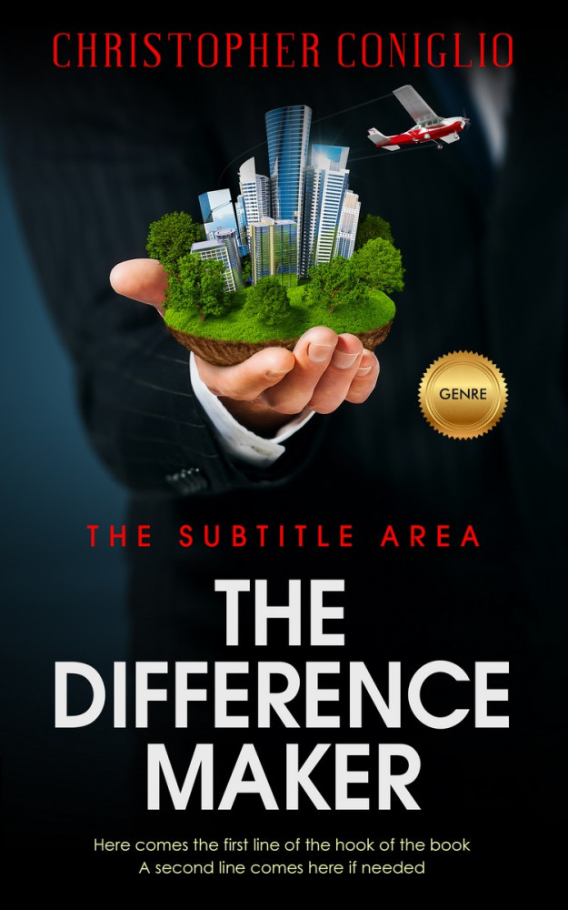 Front view of Cameo #1324 - Premade Business Book Cover