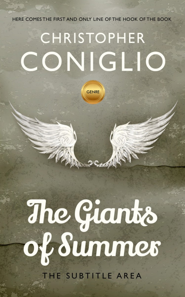 Front view of Bandicoot #1331 - Premade Fantasy Book Cover