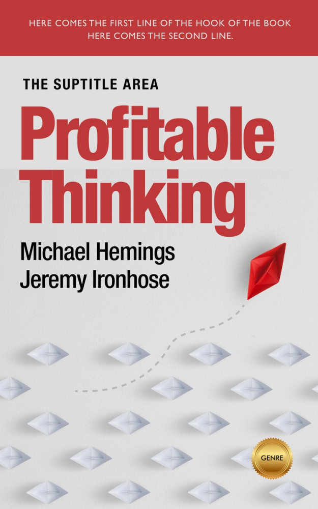 Front view of Iron #1338 - Premade Self-Improvement & Self-Help Book Cover