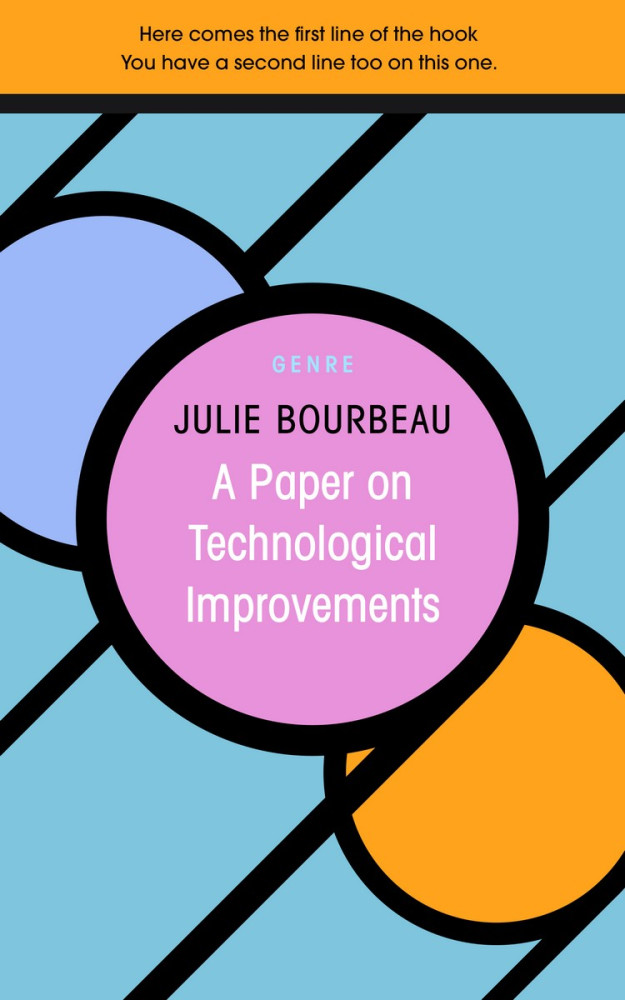 Front view of Apricot #1395 - Premade Business Book Cover