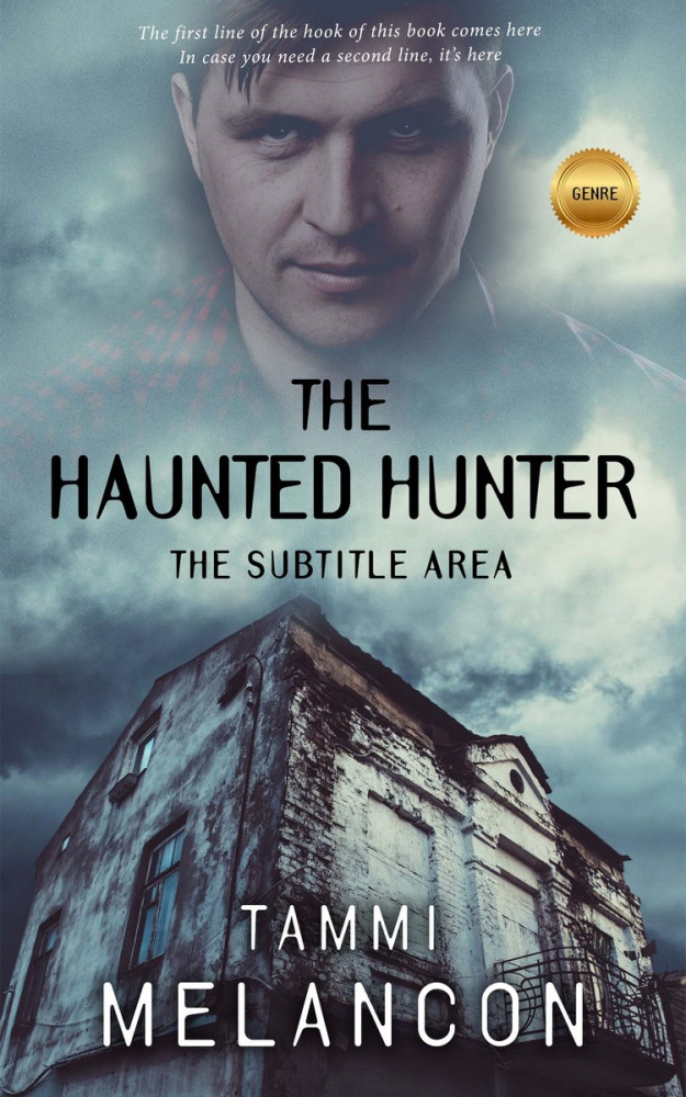 Front view of Slate Gray #1489 - Premade Mystery & Thriller & Suspense Book Cover