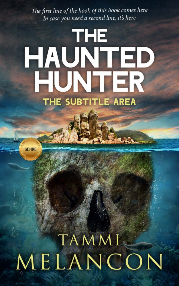 Front view of Outer Space #1490 - Premade Horror Book Cover