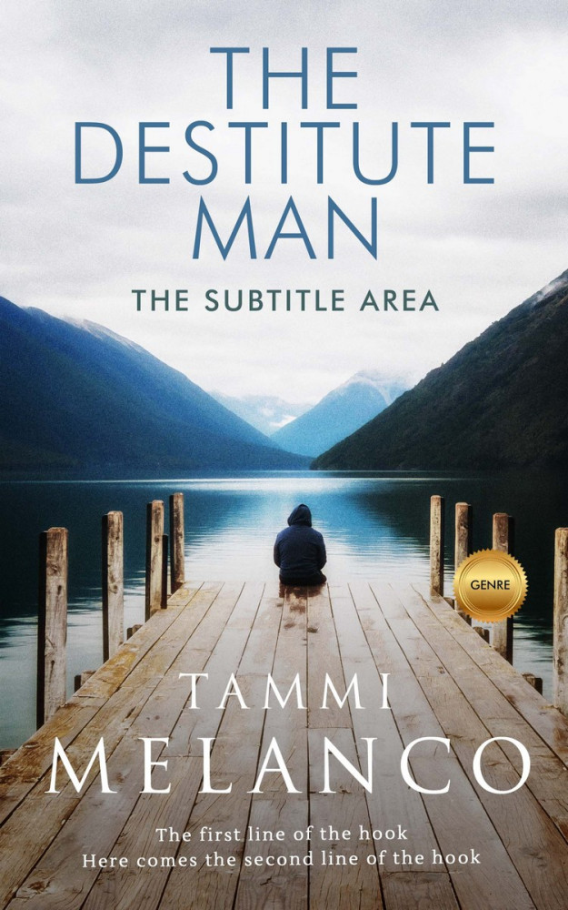 Front view of Te Papa Green #1503 - Premade Literary Fiction Book Cover