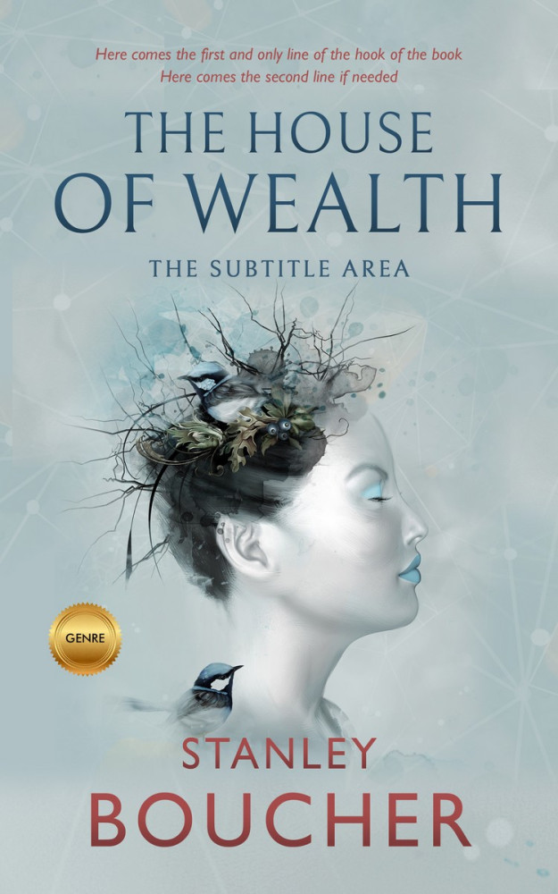 Front view of Submarine #1555 - Premade Literary Fiction Book Cover