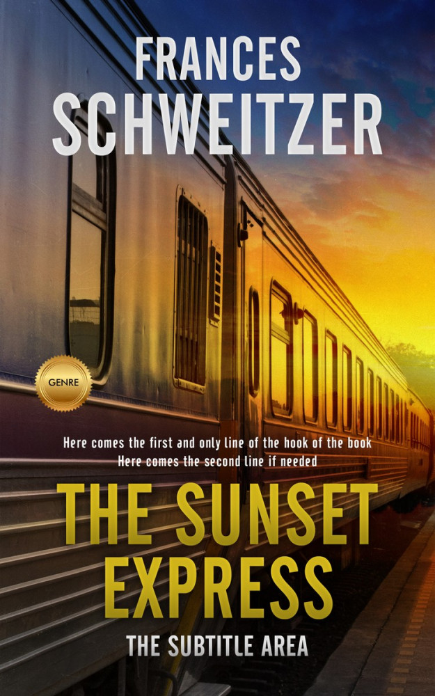 Front view of Old Gold #1572 - Premade Mystery & Thriller & Suspense Book Cover