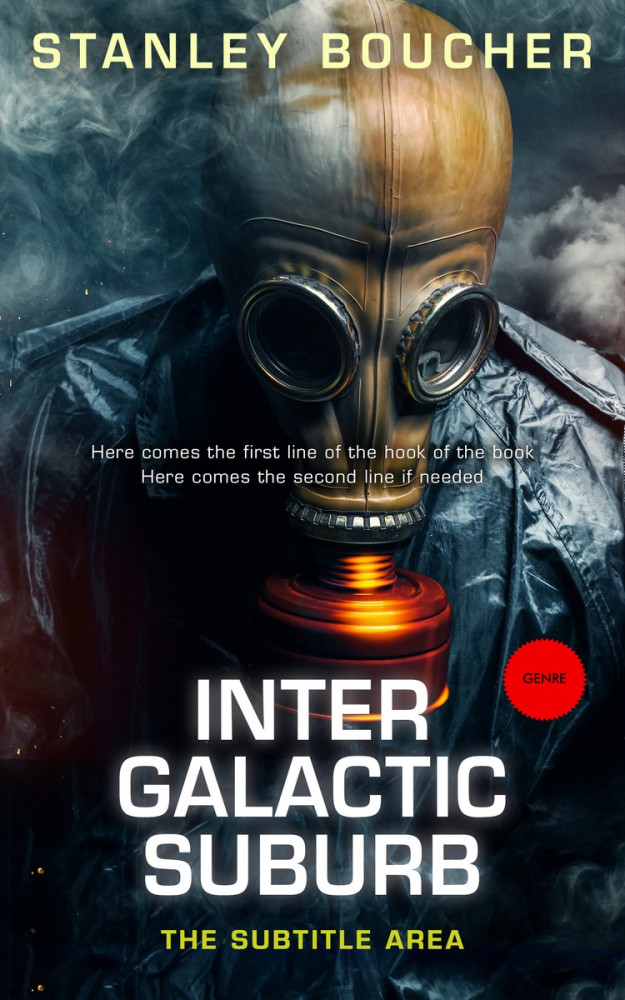 Front view of Shark #1616 - Premade Apocalyptica Book Cover