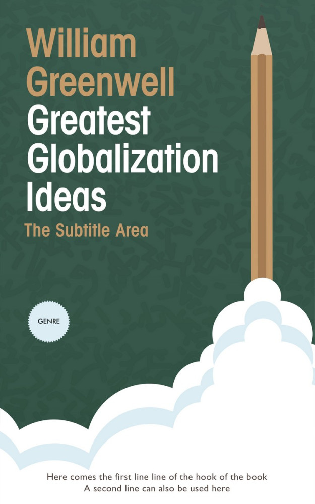 Front view of Mineral Green #1619 - Premade Business Book Cover