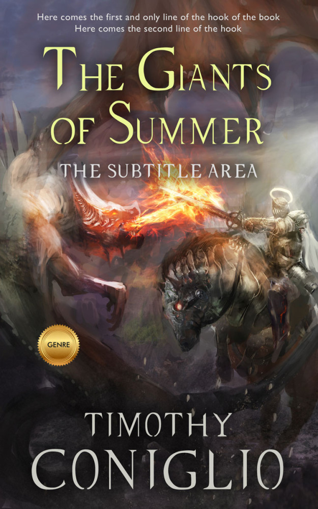 Front view of Masala #1649 - Premade Fantasy Book Cover