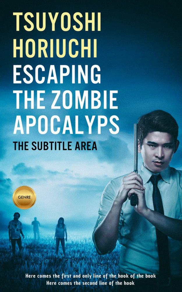 Front view of Jet Stream #1662 - Premade Apocalyptica Book Cover