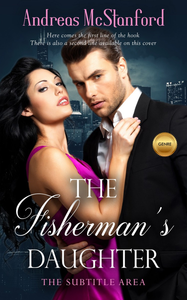 Front view of My Pink #1681 - Premade Romance Book Cover