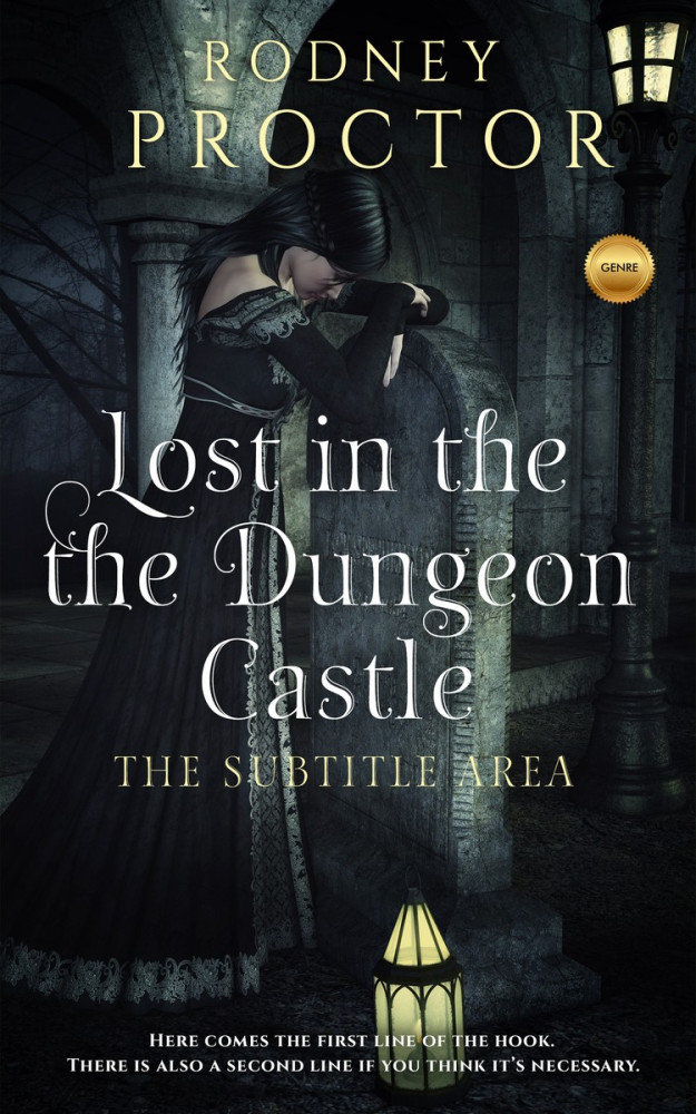 Front view of Woodsmoke #1705 - Premade Fantasy Book Cover