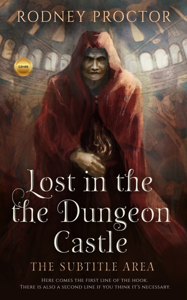 Front view of Eclipse #1711 - Premade Fantasy Book Cover