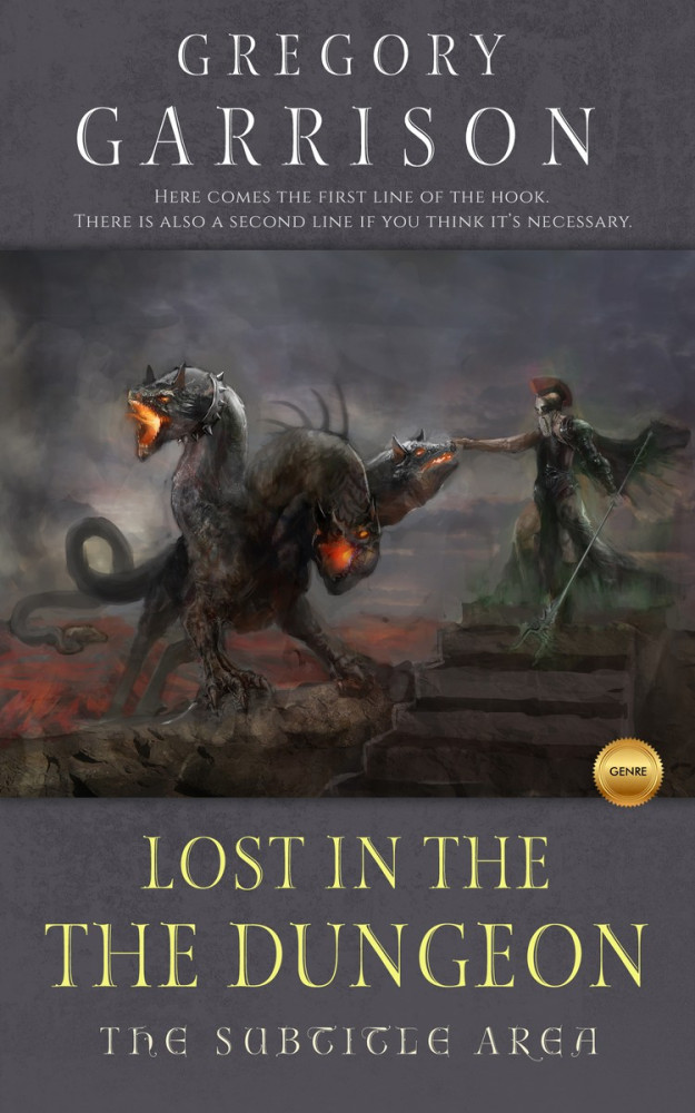 Front view of Tundora #1715 - Premade Fantasy Book Cover