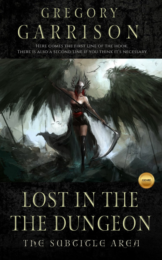 Front view of Heavy Metal #1717 - Premade Fantasy Book Cover