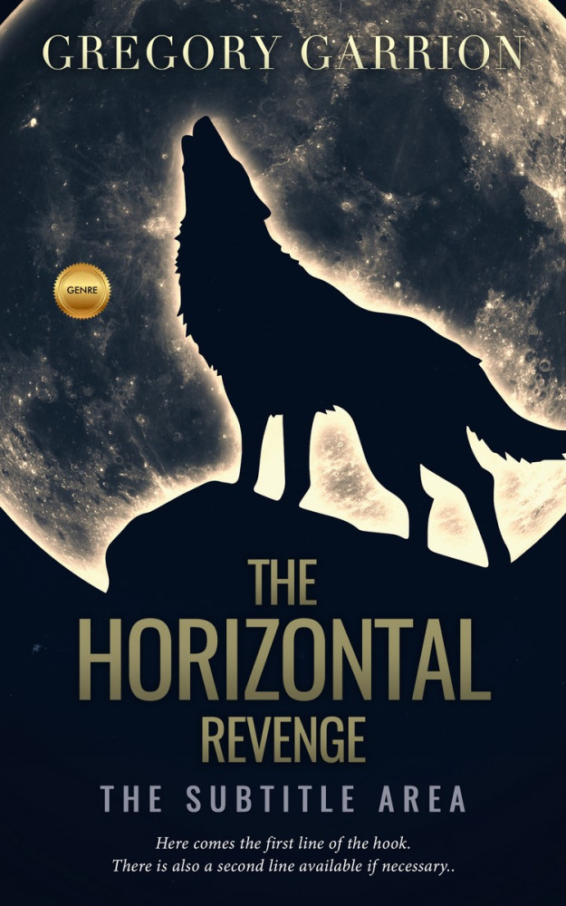 Front view of Mirage #1742 - Premade Horror Book Cover