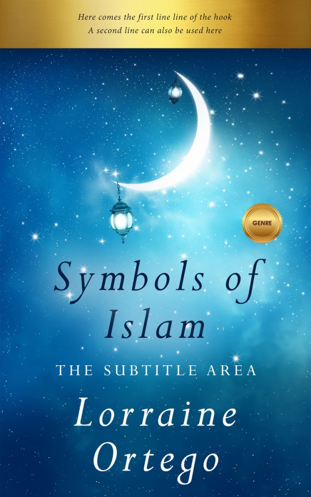 Front view of Venice Blue #1770 - Premade Religion & Spirituality Book Cover