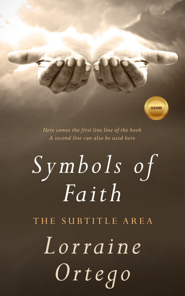 Front view of Mondo #1771 - Premade Religion & Spirituality Book Cover