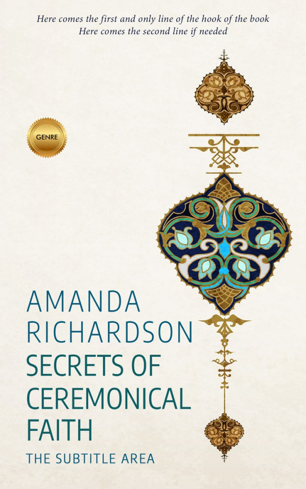 Front view of Pampas #1778 - Premade Religion & Spirituality Book Cover | BookCoverZone