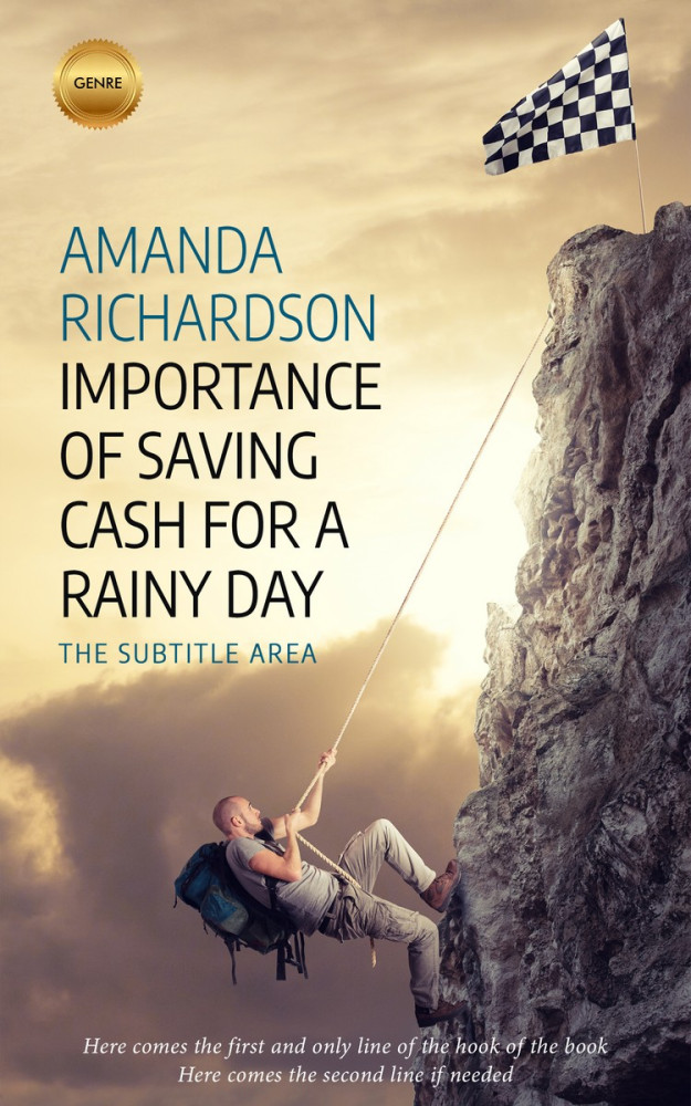 Front view of Sorrell Brown #1780 - Premade Business Book Cover