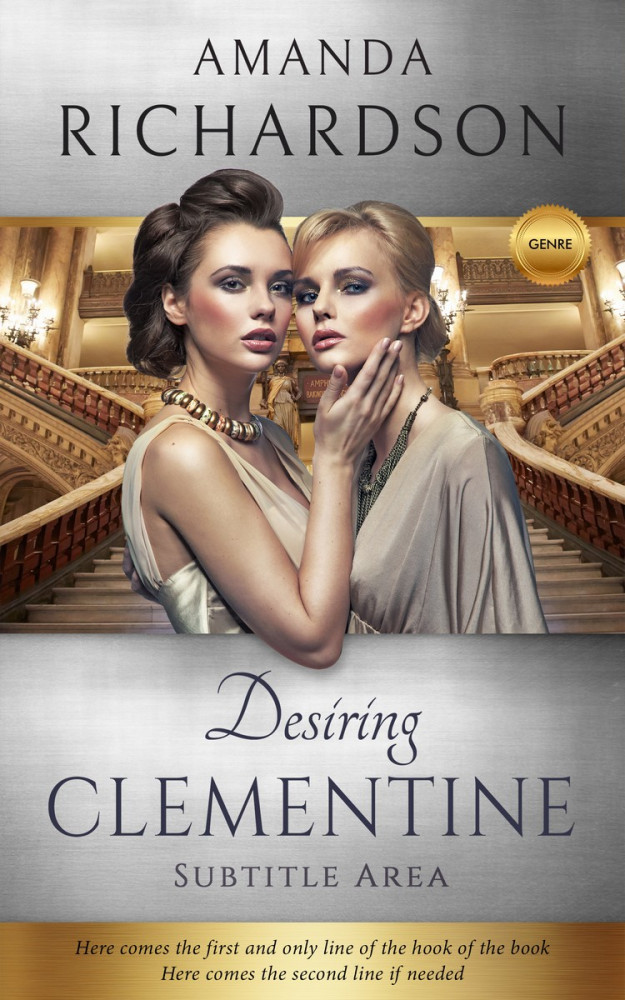 Front view of Napa #1801 - Premade Chick Lit Book Cover