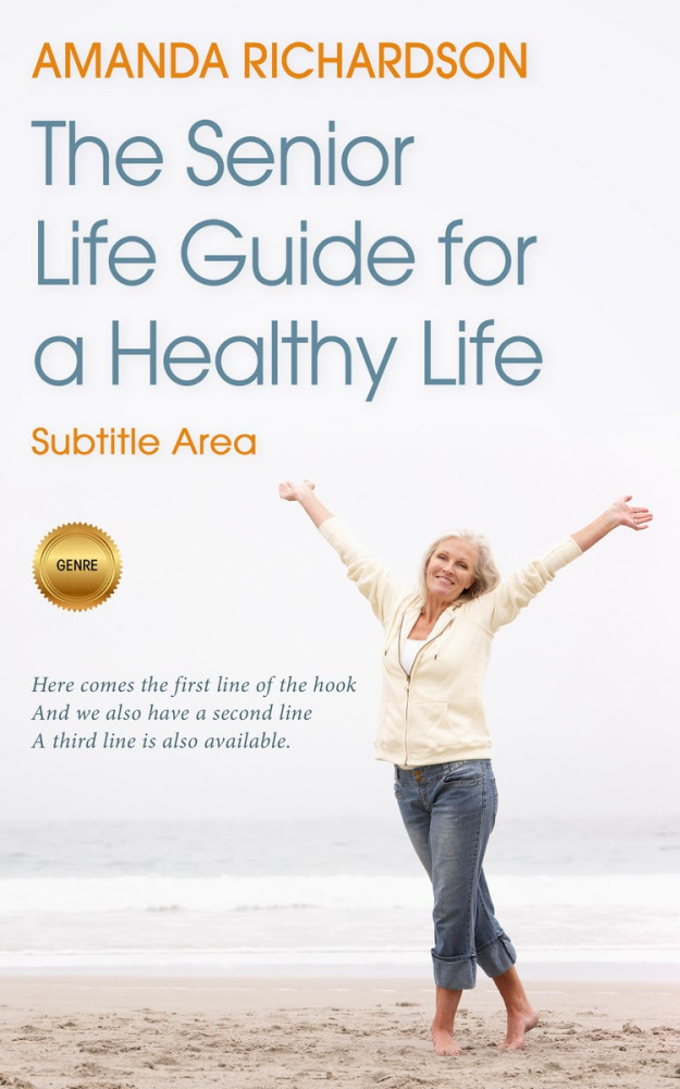 Front view of Ebb #1803 - Premade Health & Mind & Body Book Cover