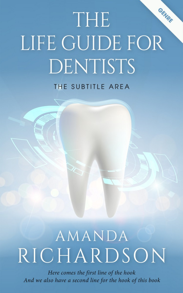 Front view of Glacier #1807 - Premade Health & Mind & Body Book Cover