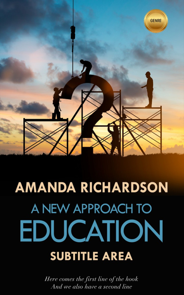 Front view of Zeus #1819 - Premade Business Book Cover