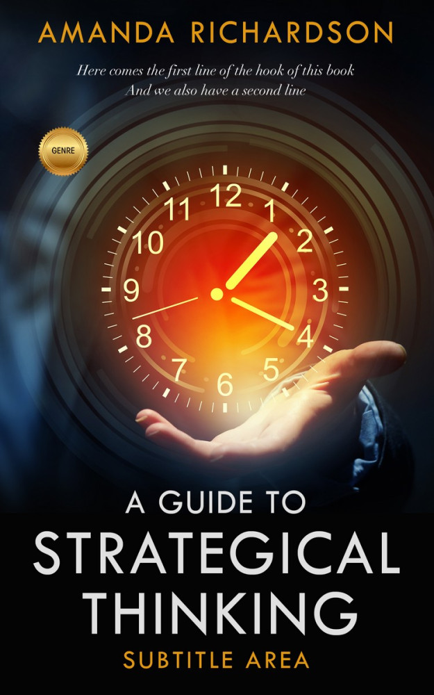 Front view of Copperfield #1825 - Premade Self-Improvement & Self-Help Book Cover