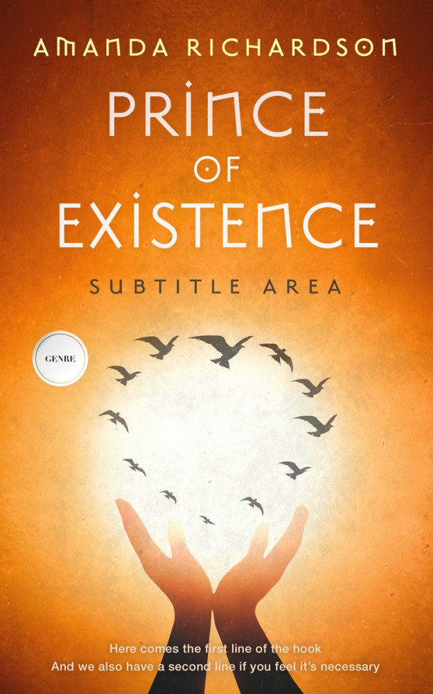 Front view of Ochre #1844 - Premade Health & Mind & Body Book Cover