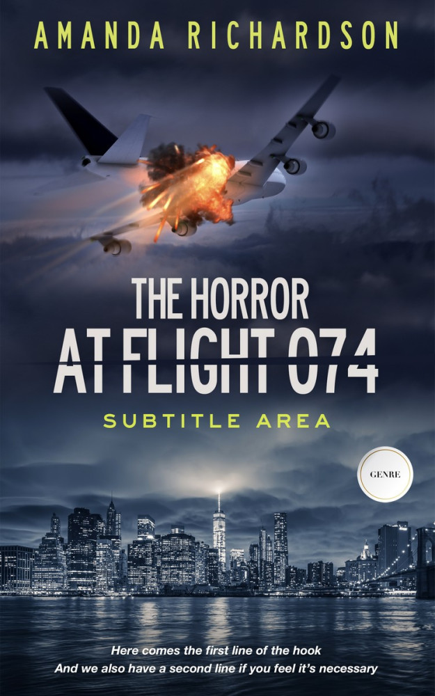 Front view of Ebony Clay #1852 - Premade Action & Adventure Book Cover