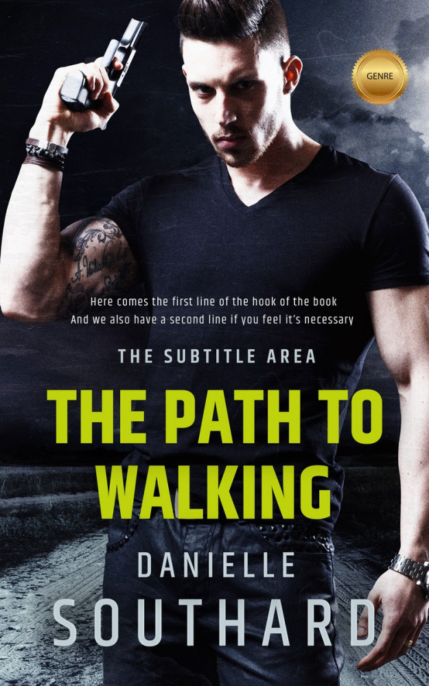 Front view of Pine Glade #1876 - Premade Action & Adventure Book Cover