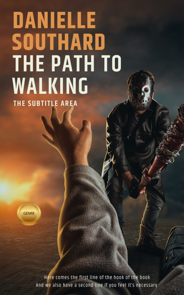 Front view of Taupe #1882 - Premade Mystery & Thriller & Suspense Book Cover