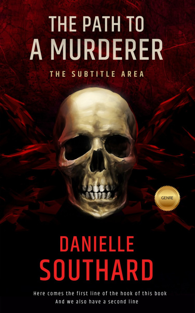 Front view of Graphite #1887 - Premade Horror Book Cover