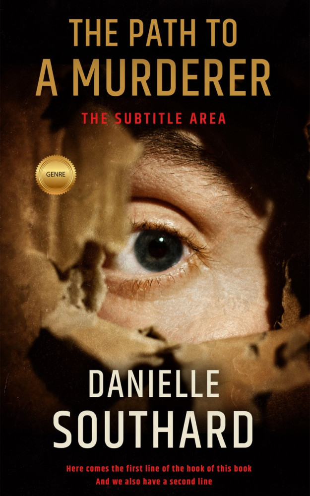 Front view of Crowshead #1889 - Premade Mystery & Thriller & Suspense Book Cover