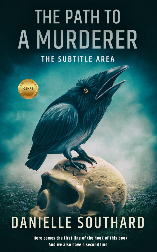 Front view of Green Spring #1890 - Premade Fantasy Book Cover