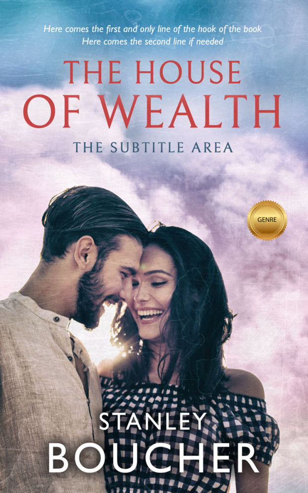 Front view of Chatelle #1896 - Premade Romance Book Cover | BookCoverZone