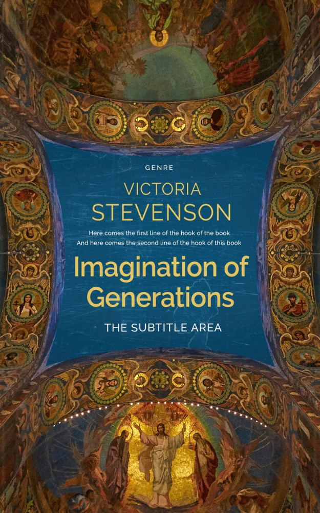 Front view of Lunar Green #1906 - Premade Religion & Spirituality Book Cover