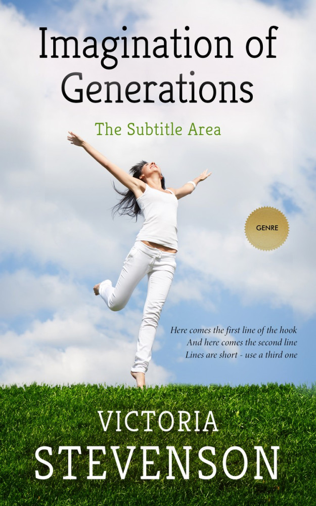 Front view of Mischka #1917 - Premade Health & Mind & Body Book Cover