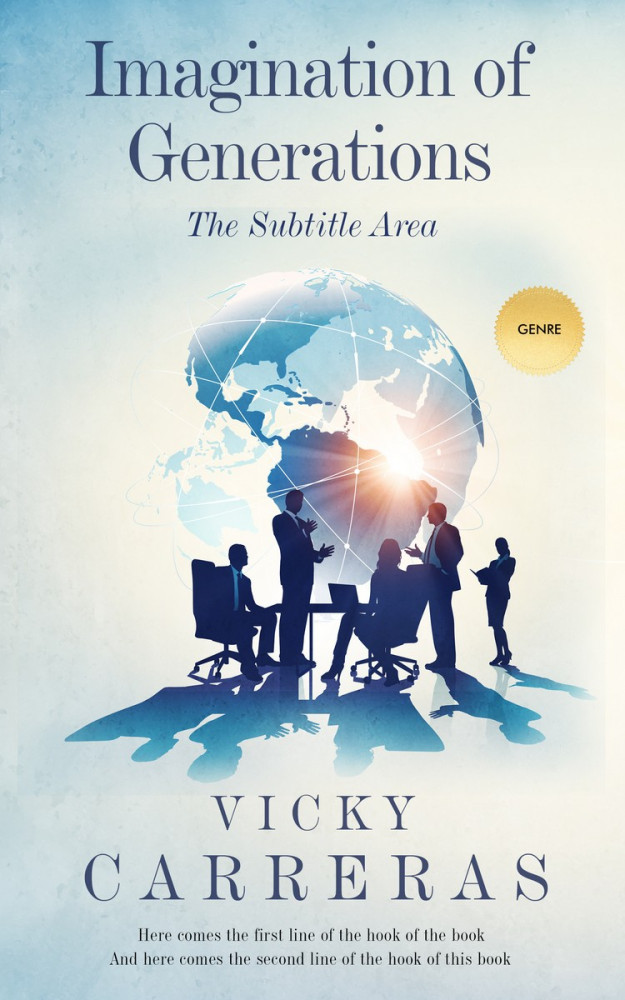 Front view of Gray Nurse #1925 - Premade Business Book Cover