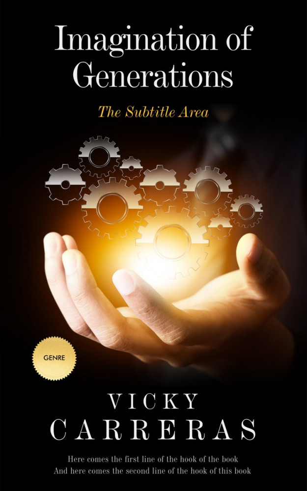 Front view of Night Rider #1926 - Premade Business Book Cover